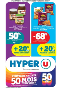 Prospectus Hyper U BOULAZAC : Quinzaine Commerçante
