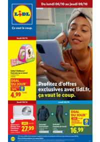 Prospectus Lidl ALBI 233-239 avenue Gambetta : Profitez d'offres exclusives avec lidl.fr, ça vaut le coup.