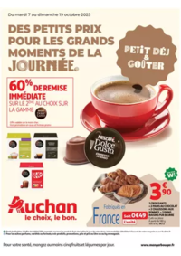Prospectus Auchan Villeneuve-d'Ascq V2 : Des petits prix pour les grands moments de la journée