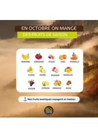 Prospectus Biomonde PARIS 13 RUE DE MAUBEUGE : Octobre fruits & legumes