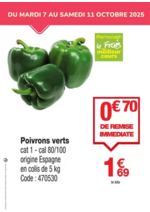 Prospectus Promocash : Poivrons verts