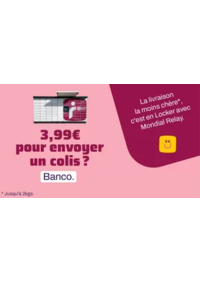 Prospectus Point Relais Mondial Relay - MONTIGNY LE BRETONNEUX : Avec Mondial Relay, envoyez des colis directement à vos proches !