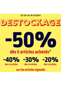 Prospectus Kiabi Vitré : -50% dès 5 articles