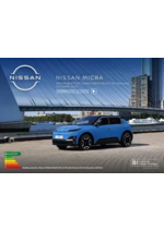 Prospectus Nissan : Fiche technique micra