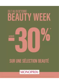 Prospectus Monoprix PARIS 71 rue Saint Antoine : BEAUTY WEEK