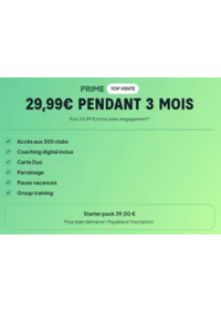 Prospectus Keep CoolTOULOUSE : 29,99€ PENDANT 3 MOIS