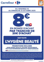 Prospectus Carrefour Contact : OPÉRATION BON(S) D’ACHAT HYGIÈNE BEAUTÉ