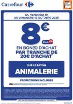 Prospectus Carrefour Contact : OPÉRATION BON(S) D’ACHAT ANIMALERIE