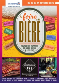 Prospectus E.Leclerc ARGENTAN : FOIRE A LA BIERE - MIXTE