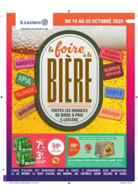 Prospectus E.Leclerc CLISSON : FOIRE A LA BIERE - MIXTE