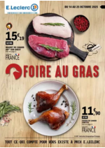 Prospectus E.Leclerc : FOIRE AU GRAS 2