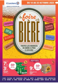 Prospectus E.Leclerc RIBERAC : FOIRE A LA BIERE - MIXTE