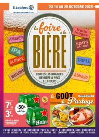Prospectus E.Leclerc CASTRES : FOIRE A LA BIERE - MIXTE