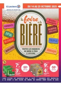 Prospectus E.Leclerc BISCARROSSE : FOIRE A LA BIERE - MIXTE