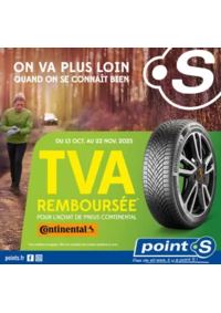 Prospectus Point S MONTPON MENESTEROL : Du 13 octobre au 22 novembre, profitez de nos offres exclusives pour préparer votre véhicule et votr