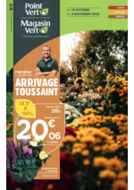 Prospectus Point Vert : ARRIVAGE TOUSSAINT
