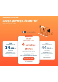 Prospectus L'Orange bleue Fitness Dinard : Bouge, partage, éclate-toi