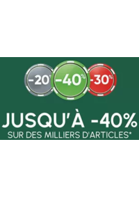 Prospectus Printemps Paris Haussman : JACKPOT AU PRINTEMPS ! Jusqu'à -40%