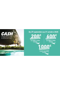 Prospectus Cash Piscine Portet : Cash construction et rénovation