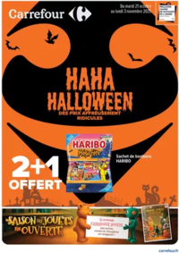 Prospectus Carrefour city PARIS 42 avenue de la Motte Picquet : HAHA HALLOWEEN !