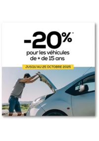 Prospectus Midas Lens : Jusqu’au 25 octobre, profitez de -20%* sur les pièces et les forfaits pour les véhicules de + de 15 