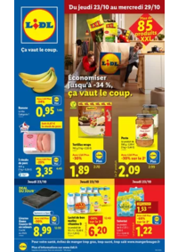 Prospectus Lidl MIRANDE : Les grands formats à prix mini chez Lidl avec la gamme XXL, ça vaut le coup !