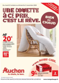 Prospectus Auchan TOULOUSE : Bien au chaud : une couette à ce prix, c'est le rêve