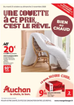 Prospectus Auchan : Bien au chaud : une couette à ce prix, c'est le rêve