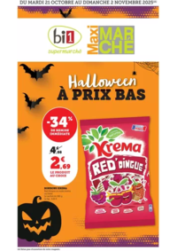 Prospectus Maximarché Champignelles : HALLOWEEN À PRIX BAS