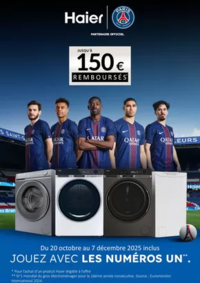 Prospectus Boulanger Dijon La Toison d'Or : OFFRE Haier: jusqu'à 100€ remboursés !