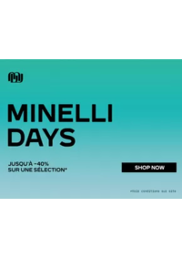 Prospectus Minelli Évry : Minelli days Jusqu'à -40%