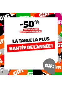 Prospectus Gifi ARTIGUES PRES BORDEAUX : Pour un dîner en famille ou un goûter d’enfer avec les enfants, on a tout ce qu’il faut pour une déc