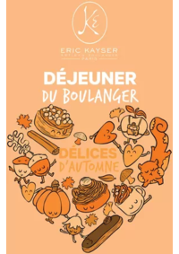 Prospectus Eric Kayser SAINT GERMAIN EN LAYE : DELICES D'AUTOMNE