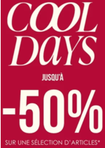 Promos et remises  : Cool days