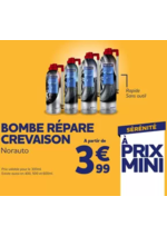 Prospectus Norauto : Bombe anti-crevaison, réparation pneu