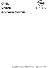 Prospectus Distributeur OPEL AUTO VENTE SA CAMBRAI : Opel Vivaro