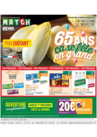Prospectus Supermarchés Match Saint-Avold : 65 ANS ça se fête en grand