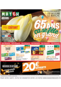 Prospectus Supermarchés Match Auberchicourt : 65 ANS ça se fête en grand