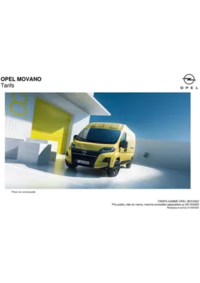 Prospectus Distributeur OPEL GARAGE DE L'ARMANCON SARL SEMUR EN AUXOIS : Opel Movano