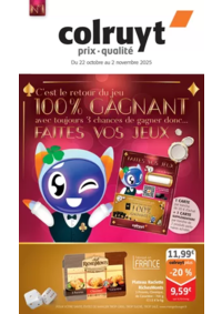 Prospectus Colruyt CHALINDREY : Faites vos Jeux