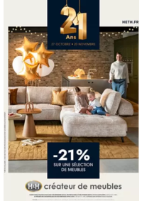 Prospectus H&H : -21 % SUR UNE SÉLECTION DE MEUBLES