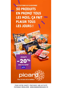 Prospectus Picard LANGON : 50 produits en promo tous les mois, ça fait plaisir tous les jours !