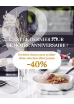 Promos et remises  : Nos offres anniversaire se terminent aujourd’hui en magasin et demain sur notre site !