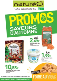 Prospectus NaturéO Yerres : PROMOS SAVEURS D'AUTOMNE