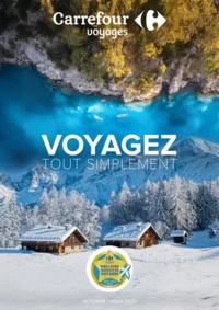 Prospectus Carrefour Voyages ANGOULINS SUR MER : Voyagez Tout Simplement