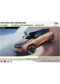 Prospectus Distributeur OPEL GARAGE CAMPAGNE SAINT-JEAN-DE-BOURNAY : Opel Nouveau Grandland