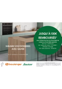 Prospectus Boulanger Cesson : OFFRE Sauter : jusqu'à 100€ remboursés !