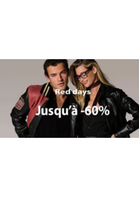 Prospectus Redskins PARIS 21 RUE DU FAUBOURG ST ANTOINE : Red days