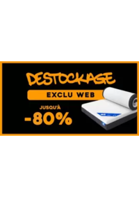 Prospectus Le Roi du Matelas Poitiers : Offre Destockage jusqu'à -80%