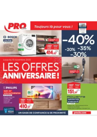 Prospectus Pro&Cie Pacy Sur Eure : LES OFFRES ANNIVERSAIRE